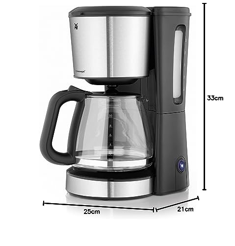 Filterkaffeemaschine mit Glaskanne für 10 Tassen, 1000 W