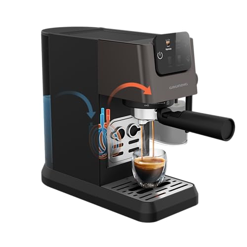 Siebträgermaschine mit Milchbehälter, 15 bar, 1628 W