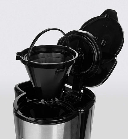 Kompakte Filterkaffeemaschine mit Glaskanne 0,6 L, 1–5 Tassen