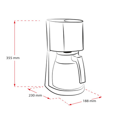 Melitta Enjoy Top Therm Filterkaffeemaschine 10 Tassen