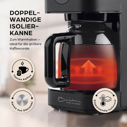 Barista Filterkaffeemaschine mit Thermokanne 8 Tassen