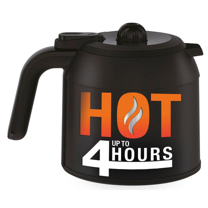 Filterkaffeemaschine 1 L mit Thermokanne, 800 W, 10–15 Tassen