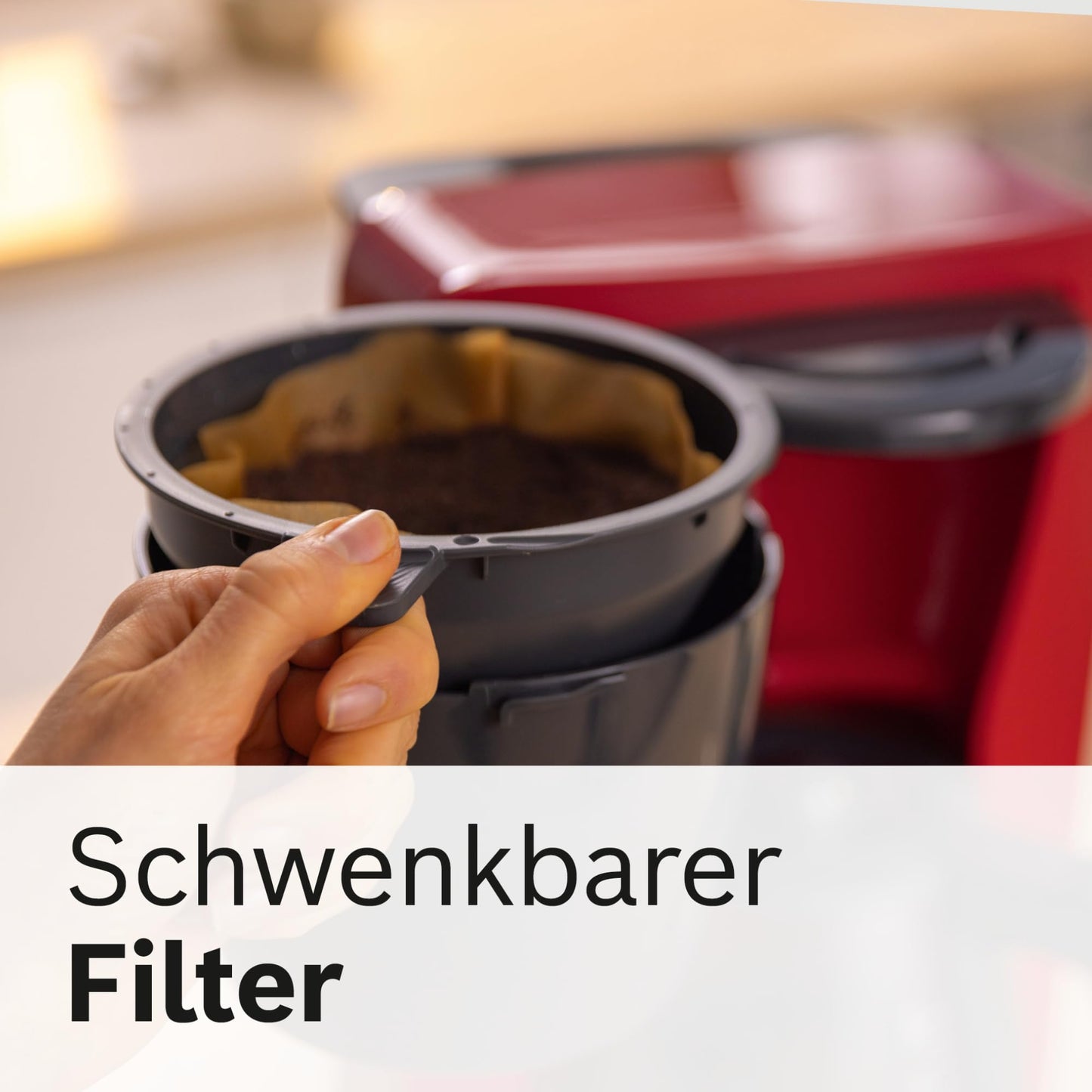 Filterkaffeemaschine mit Thermokanne für bis zu 8 Tassen