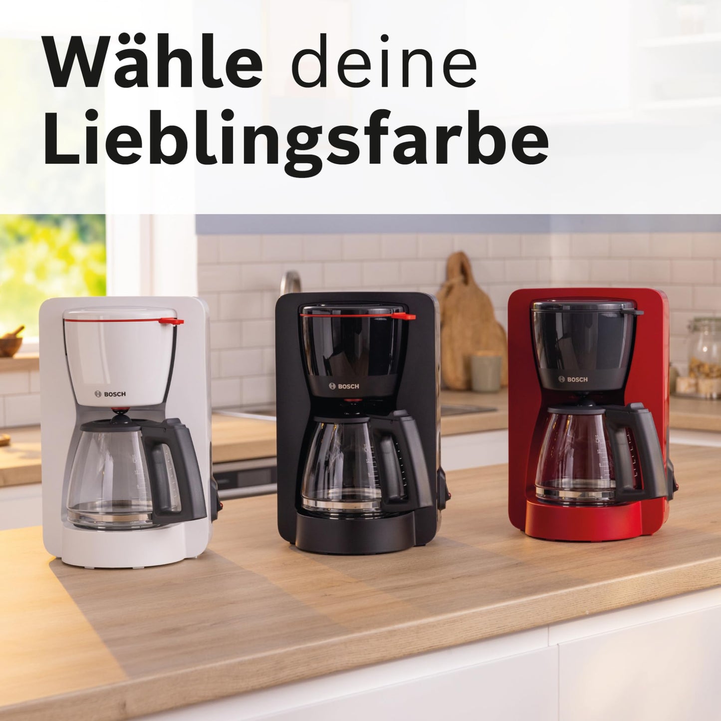 Filterkaffeemaschine mit Thermokanne für bis zu 8 Tassen