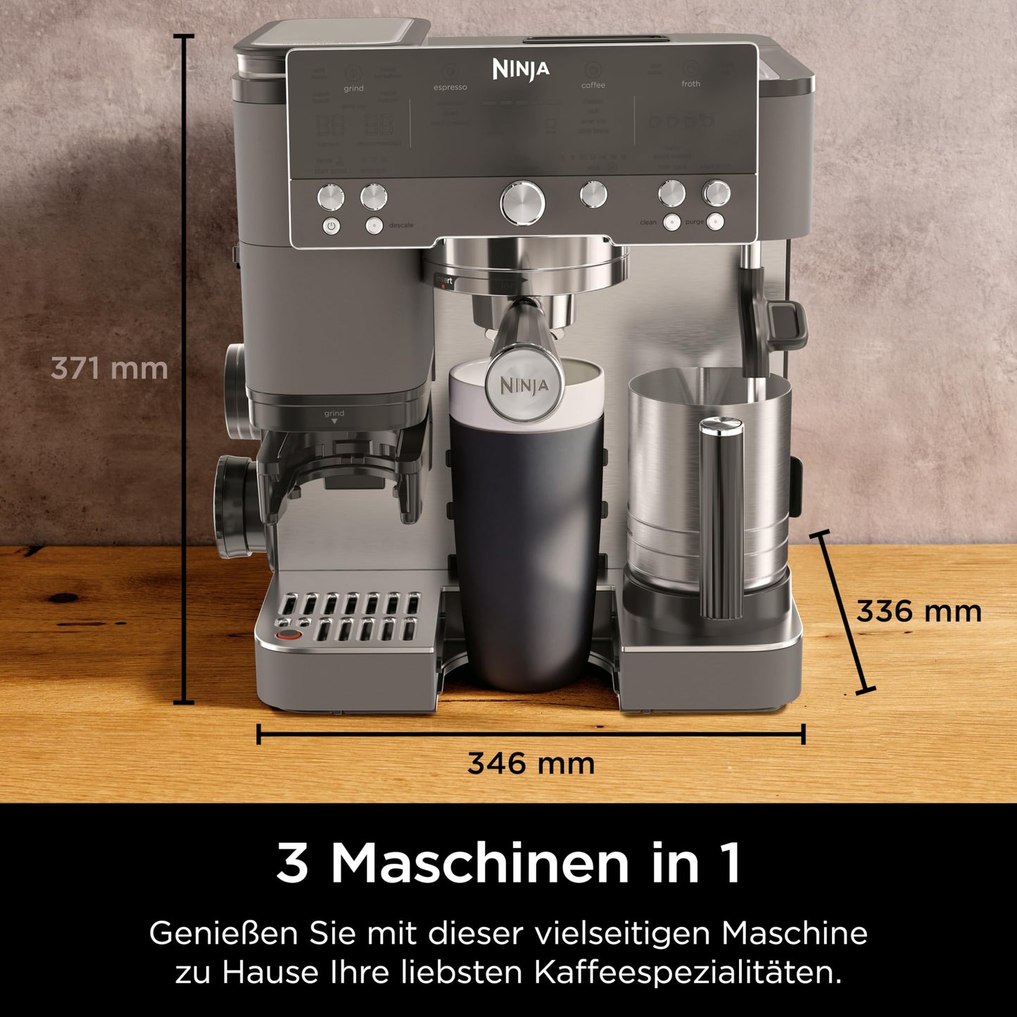 Ninja Luxe Premier 3-in-1 Kaffeemaschine ES601EU