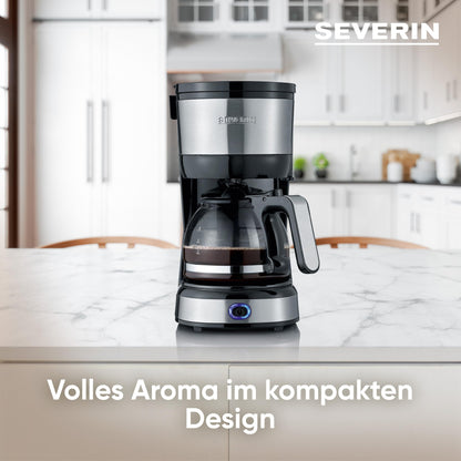SEVERIN Kompakt Filterkaffeemaschine für 4 Tassen KA 4808